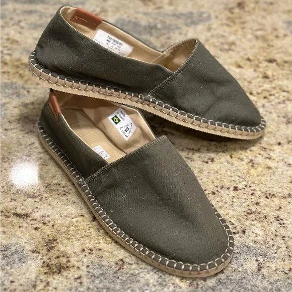 Havaianas Origine IV, Olive/Green, Unisex Shoe (US 8W / 7M) - Bought in Brazil - Picture 2 of 6